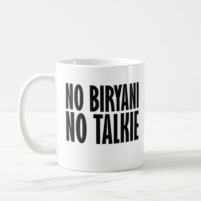 Caneca De Café Sem Biryani Sem Talkie (Esquerda)