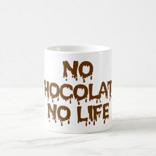 CANECA DE CAFÉ SEM CHOCOLATE SEM VIDA