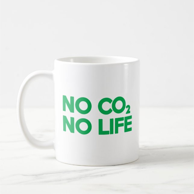 CANECA DE CAFÉ SEM CO2 SEM VIDA (Esquerda)