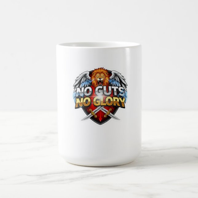Caneca De Café Sem Coração, Sem Glória: Mentalidade Motivacional  (Centro)