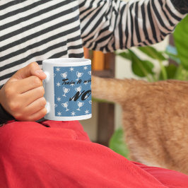 Caneca De Café Sem desculpas pelo texto personalizado, motivação 