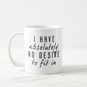 Caneca De Café Sem Desejo De Ajustado