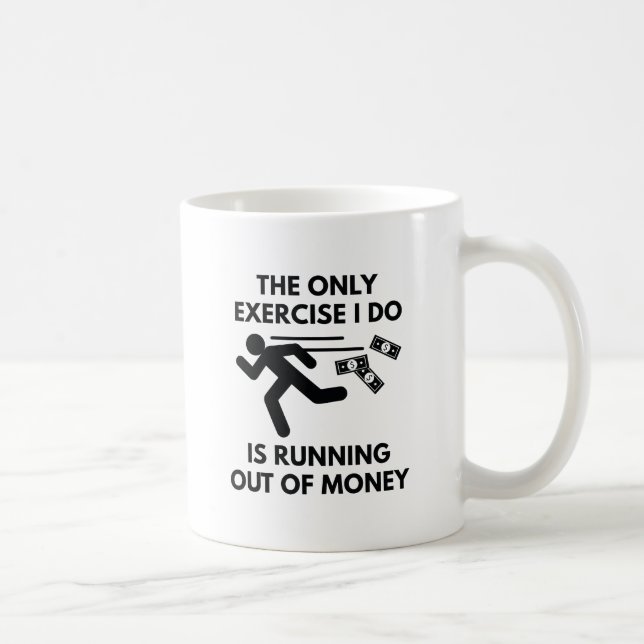 Caneca De Café Sem Dinheiro (Direita)