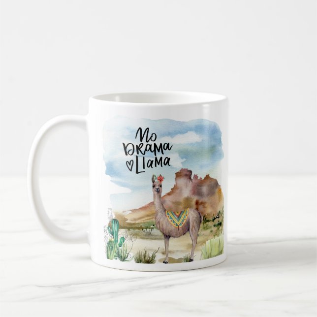 Caneca De Café Sem Drama Llama (Esquerda)
