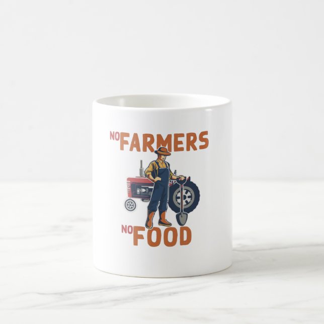 Caneca De Café Sem fazendeiros sem Comida (Centro)