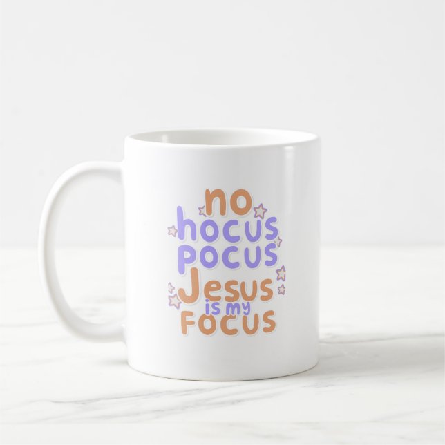 Caneca De Café Sem foco Jesus é meu foco (Esquerda)
