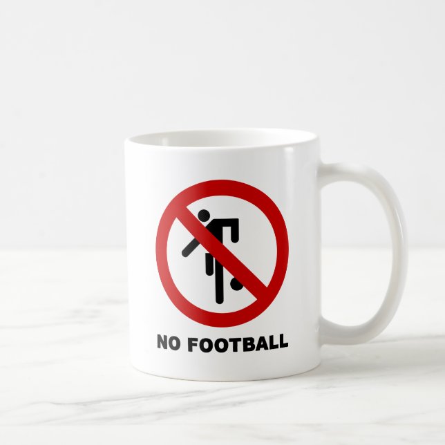 Caneca De Café SEM Futebol [Futebol] ⚠ Sinal de Parque Tailandês  (Direita)
