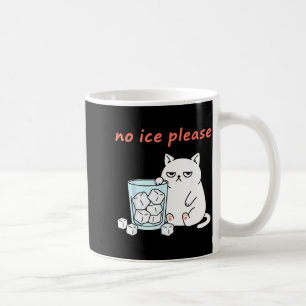 Caneca De Café Sem gelo por favor gato engraçado meme homens mulh