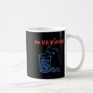 Caneca De Café Sem gelo por favor gato engraçado meme homens mulh