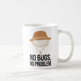 Caneca De Café Sem Insetos sem problemas Design de cotação de aca