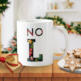 Caneca De Café "Sem L" Humor de Natal Personalizado Engraçado