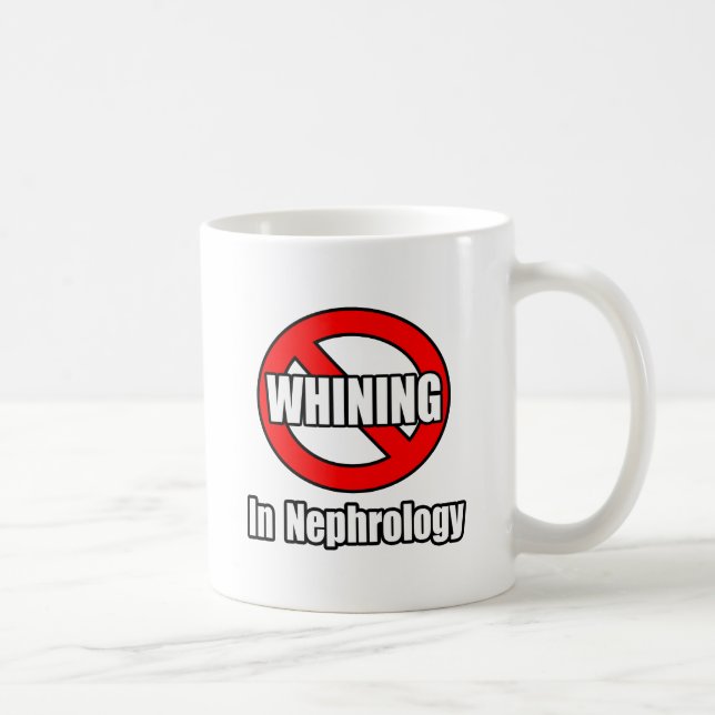 Caneca De Café Sem Lágrimas Na Nefrologia (Direita)