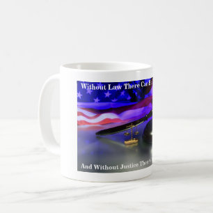 Caneca De Café Sem Lei Não Pode Haver Liberdade, E Sem...