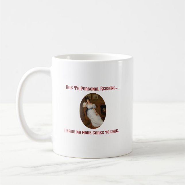 Caneca De Café Sem Mais Preocupações  (Esquerda)