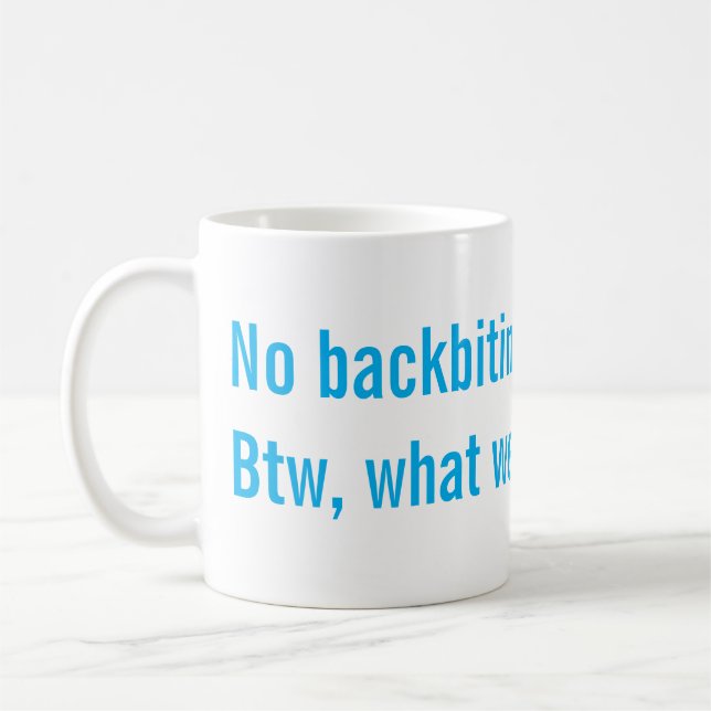 Caneca De Café Sem maledicência (Esquerda)