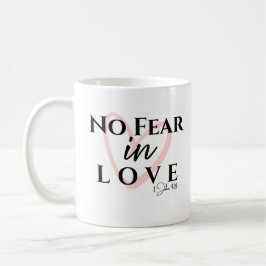 Caneca De Café Sem Medo no Amor