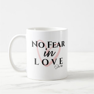 Caneca De Café Sem Medo no Amor