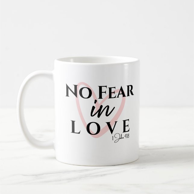 Caneca De Café Sem Medo no Amor (Esquerda)