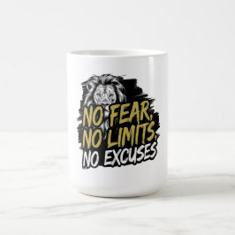 Caneca De Café Sem medo Sem limites Sem desculpas