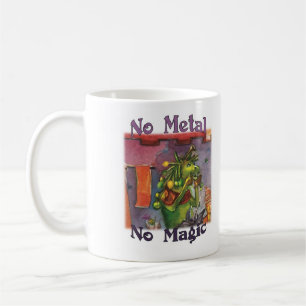 Caneca De Café Sem metal sem magia - Corno Mug