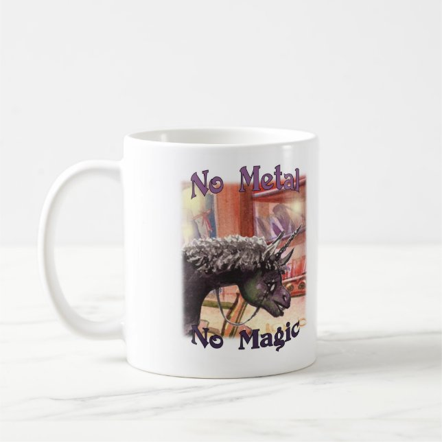 Caneca De Café Sem metal sem magia - Iown Mug (Esquerda)