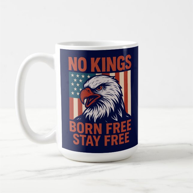 Caneca De Café Sem Nascer Kings Fique Livre (Esquerda)