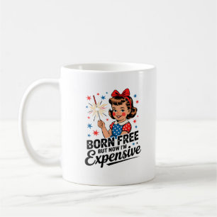 Caneca De Café Sem nascer, mas agora sou um Patriótico Muito Engr