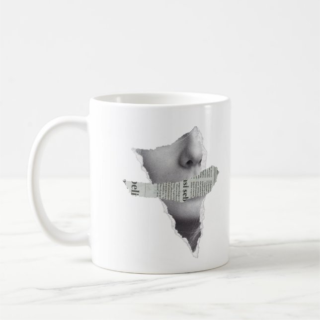 Caneca De Café Sem notícias aqui.bw (Esquerda)