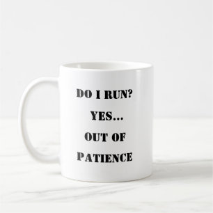 Caneca De Café Sem Paciência - Mug Sassy de Café