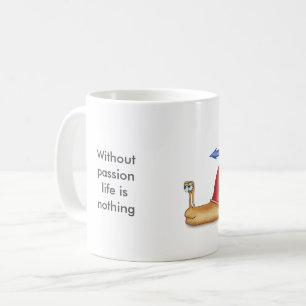 Caneca De Café Sem paixão a vida não é nada