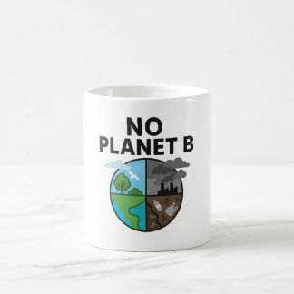 Caneca De Café Sem Placa B Mug com Sensibilização Ambiental