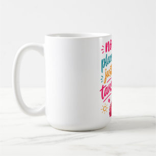 Caneca De Café Sem Planos, Só Bronzeado - Flamingo Sassy com Ócul