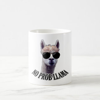 Caneca De Café Sem Prob Llama - Humor engraçado