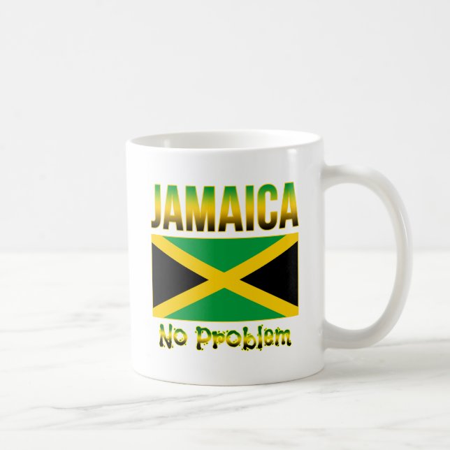 Caneca De Café Sem problema no sinalizador Jamaica (Direita)