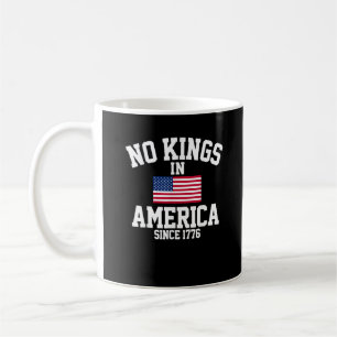 Caneca De Café Sem Reis Na América Bandeira EUA Estilo Retro Lega