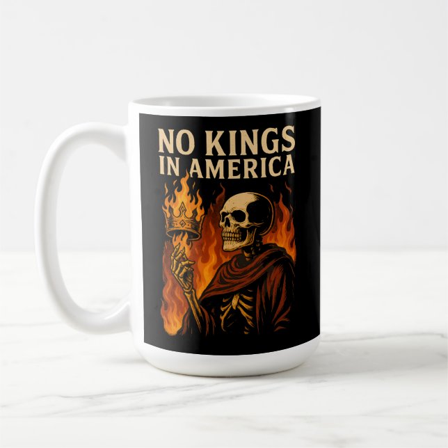 Caneca De Café Sem Reis na América Fogo  (Esquerda)
