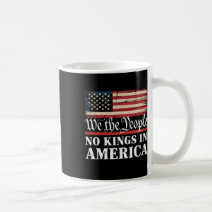 Caneca De Café Sem Reis Nos Estados Unidos Protesto Patriótico