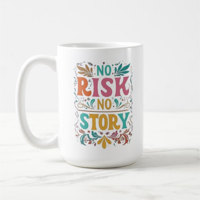 Caneca De Café Sem risco nenhuma história (Esquerda)