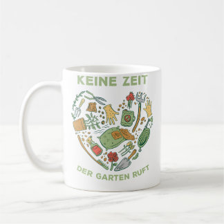 Caneca De Café Sem Tempo O Jardim Está Chamando - Jardinagem -