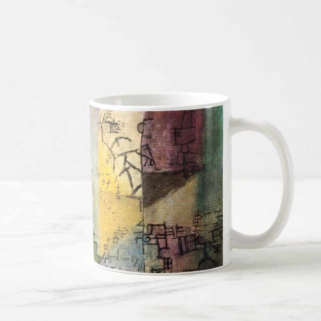 Caneca De Café Sem título 2 por Paul Klee, Abstrato Art (Direita)