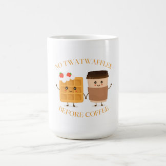 Caneca De Café Sem Twatwaffles Antes do Café