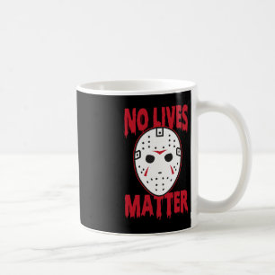 Caneca De Café Sem vidas, máscara horrorosa de Halloween