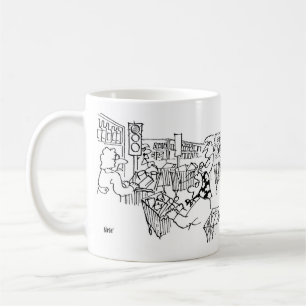 Caneca De Café Semáforos num supermercado