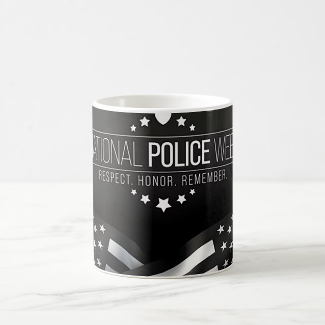 Caneca De Café Semana Nacional da Polícia (Centro)