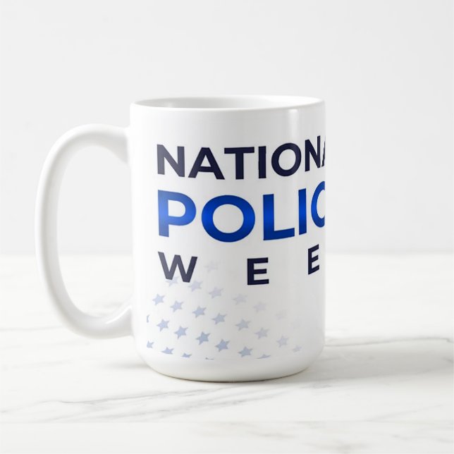 Caneca De Café Semana Nacional da Polícia (Esquerda)