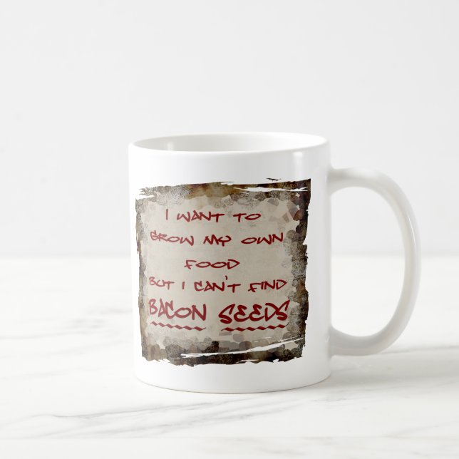 Caneca De Café Sementes do bacon (Direita)