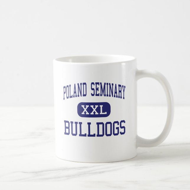 Caneca De Café Seminário do Polônia - buldogues - alto - (Direita)