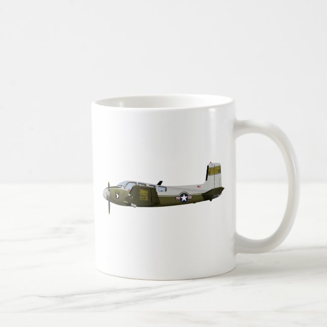 Caneca De Café Seminole 456456 de Beechcraft L-23 U-8 (Direita)