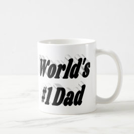 Caneca De Café semirtexto preto pai