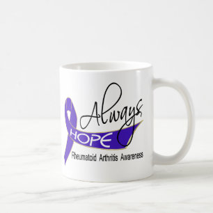 Caneca De Café Sempre artrite reumatóide da esperança